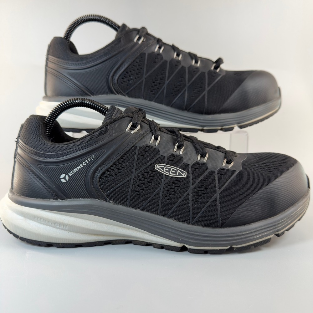 Keen Utility Vista Energy ESD Mens 9.5 9 1/2 EE Wide Sneaker Boot Low Lace Black